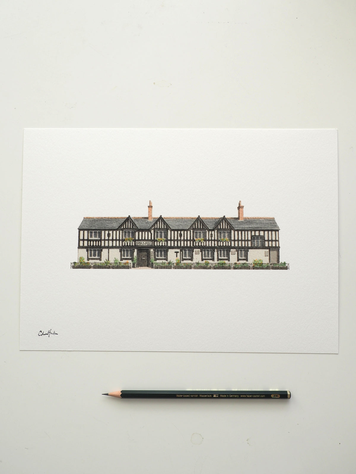 Horse & Jockey print