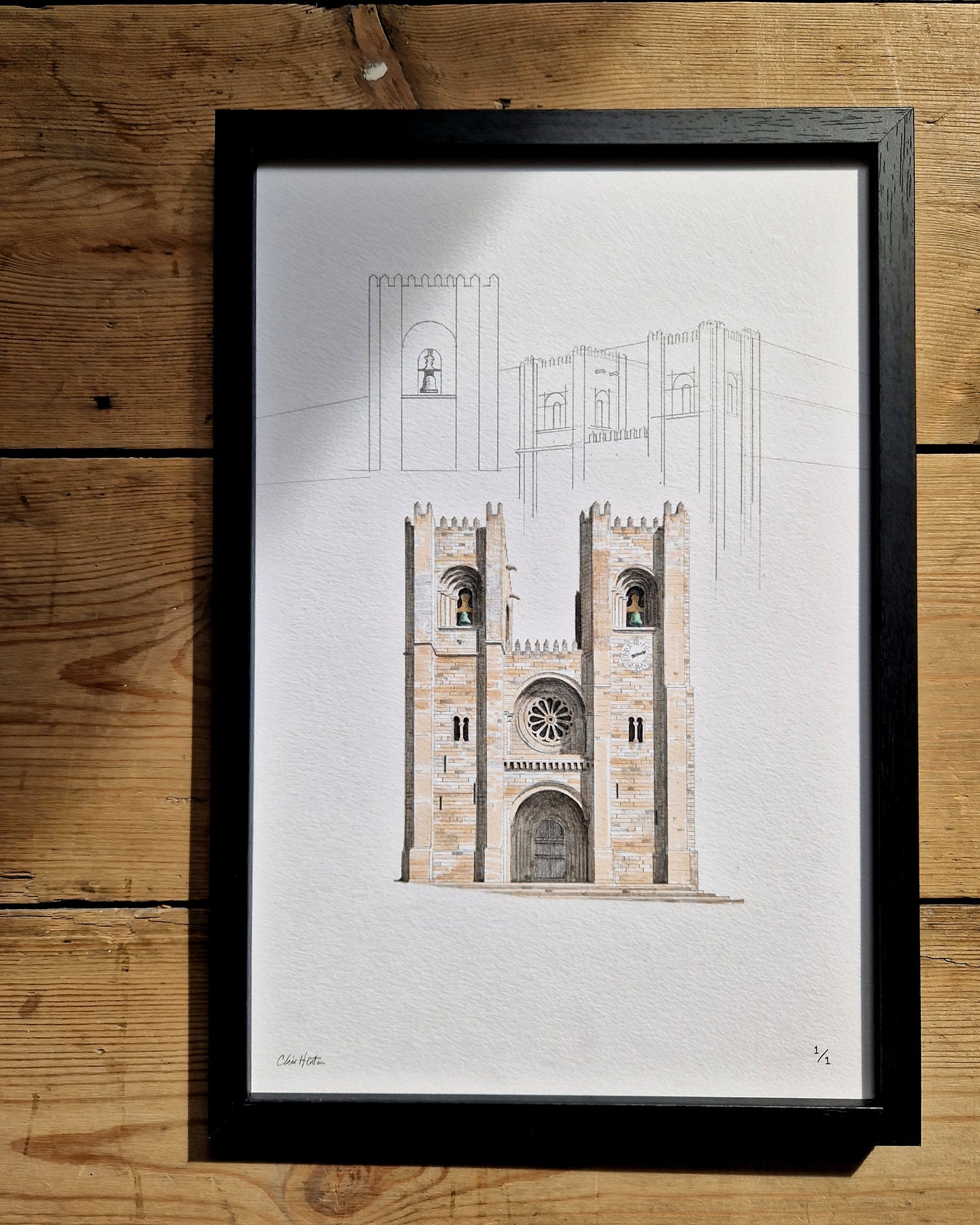 Lisbon Cathedral - Original Drawing
