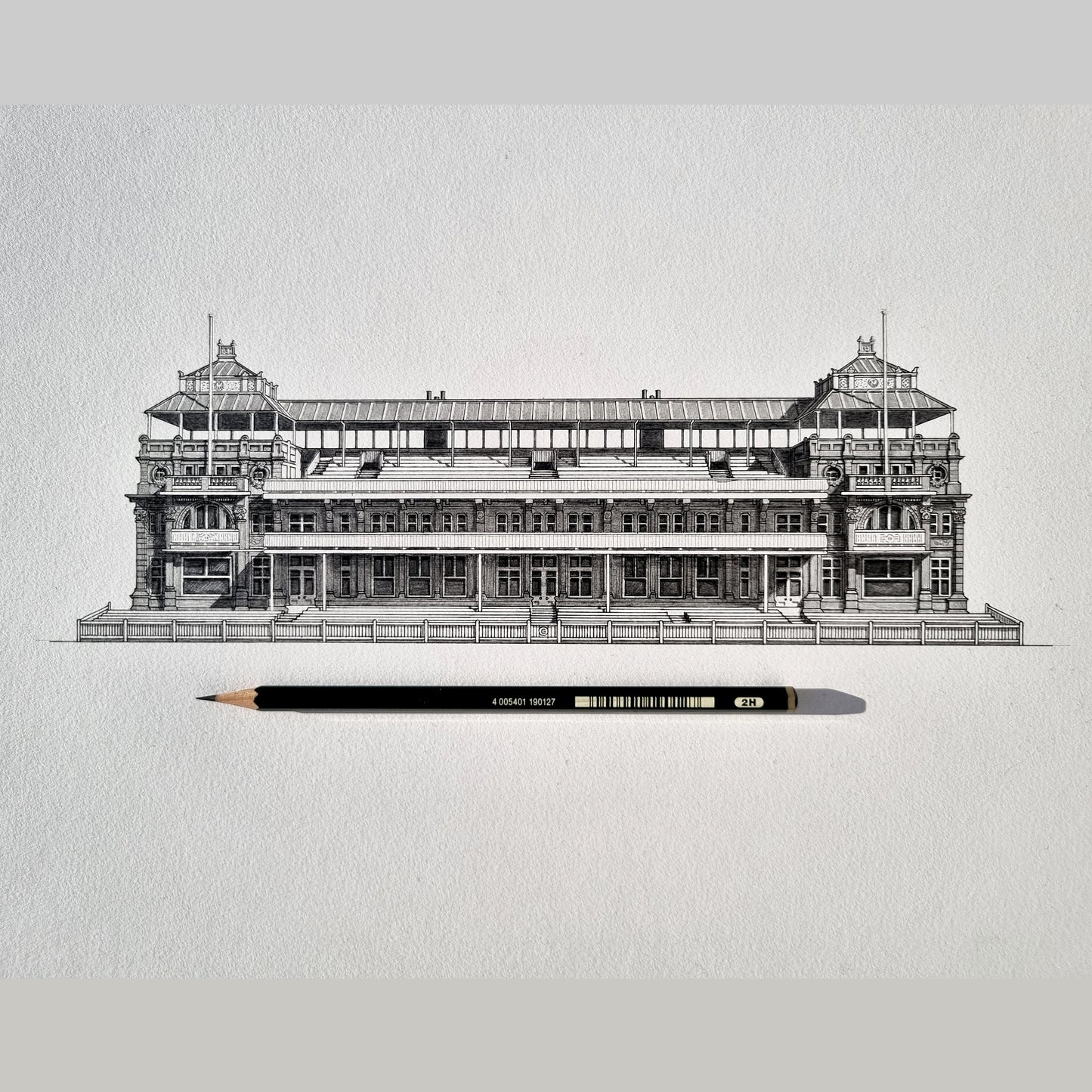 Lord's Cricket Ground - Original Drawing