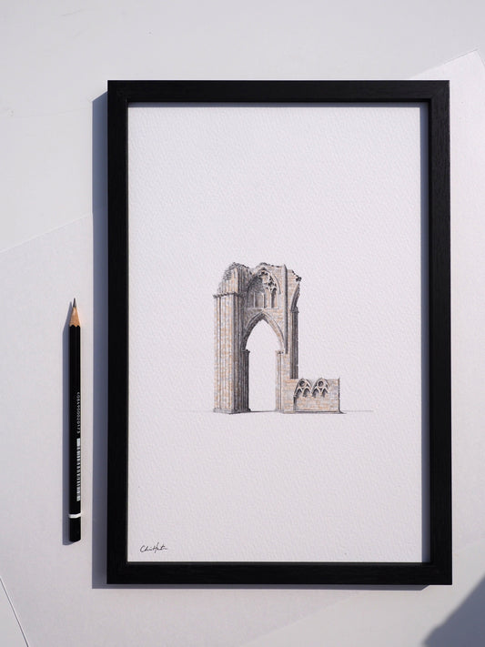 St Mary's Abbey, York [Original Drawing]