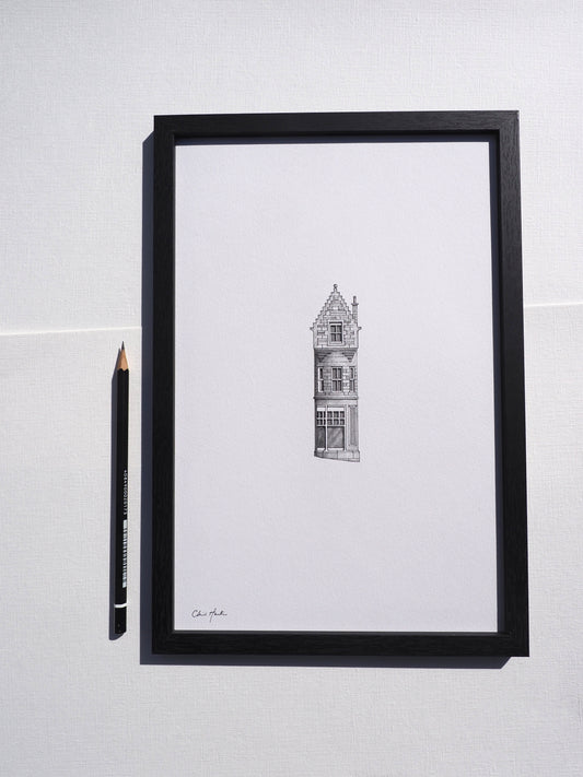 The Milkman, Edinburgh [Original Drawing]
