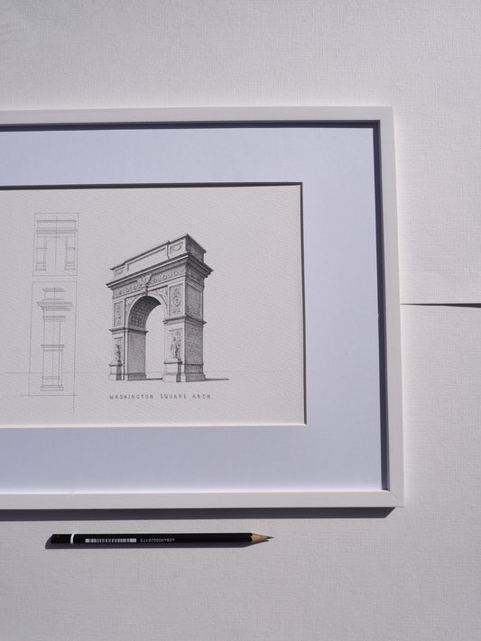 Washington Arch, New York [Original Drawing]
