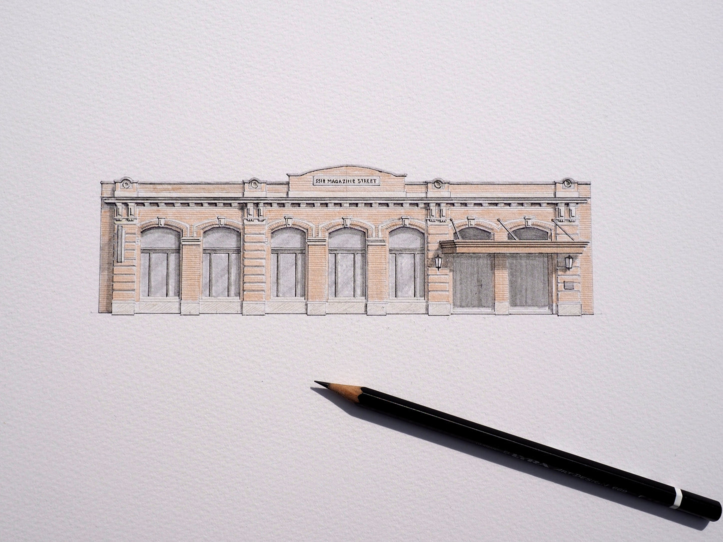 Walgreens on Magazine St [Original Drawing]