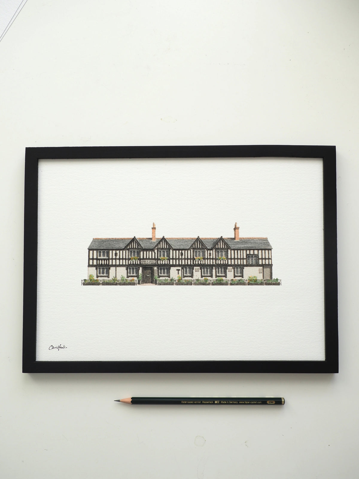 Horse & Jockey print