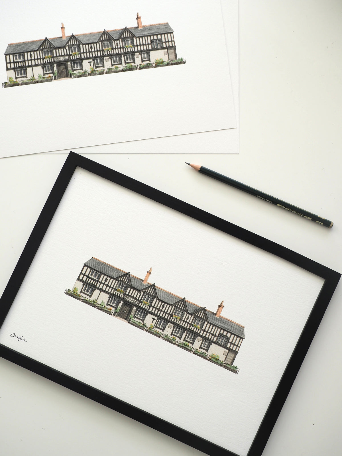 Horse & Jockey print