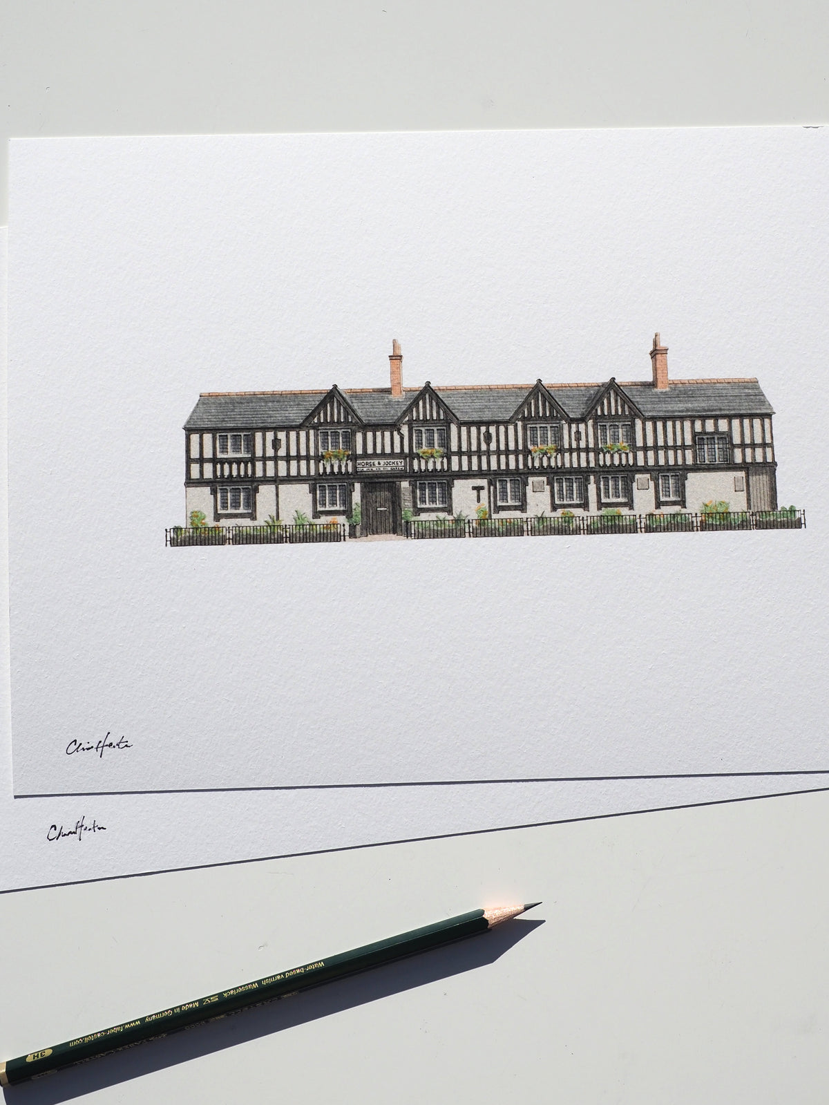 Horse & Jockey print
