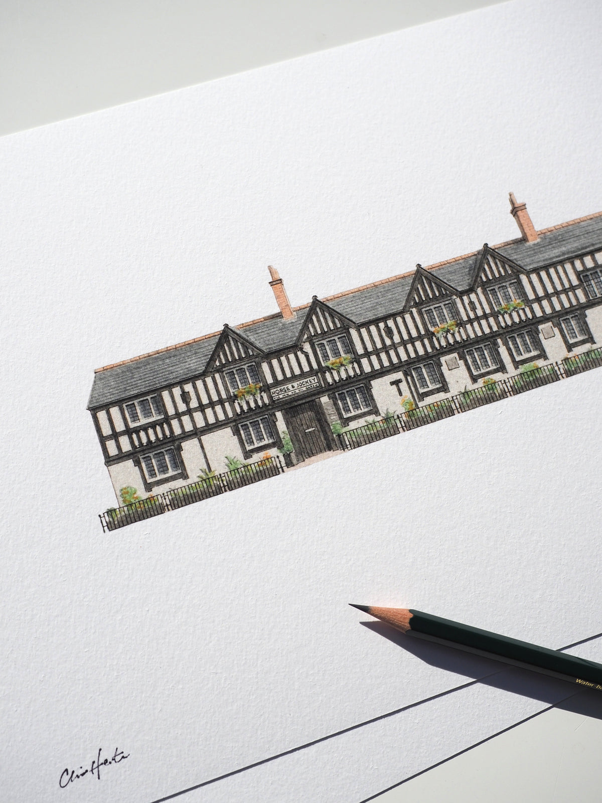 Horse & Jockey print