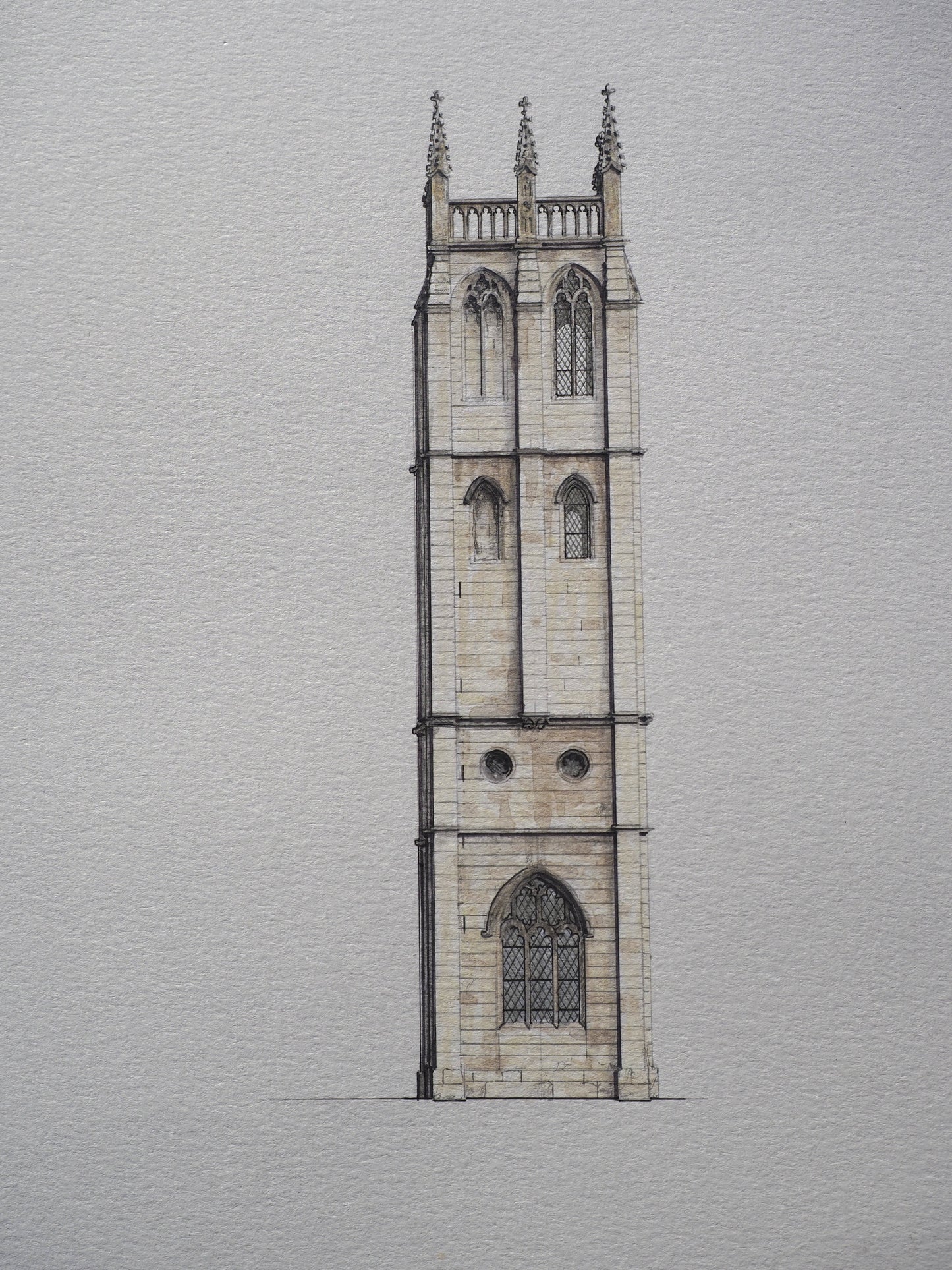 Tower of St Alban [Original Drawing]