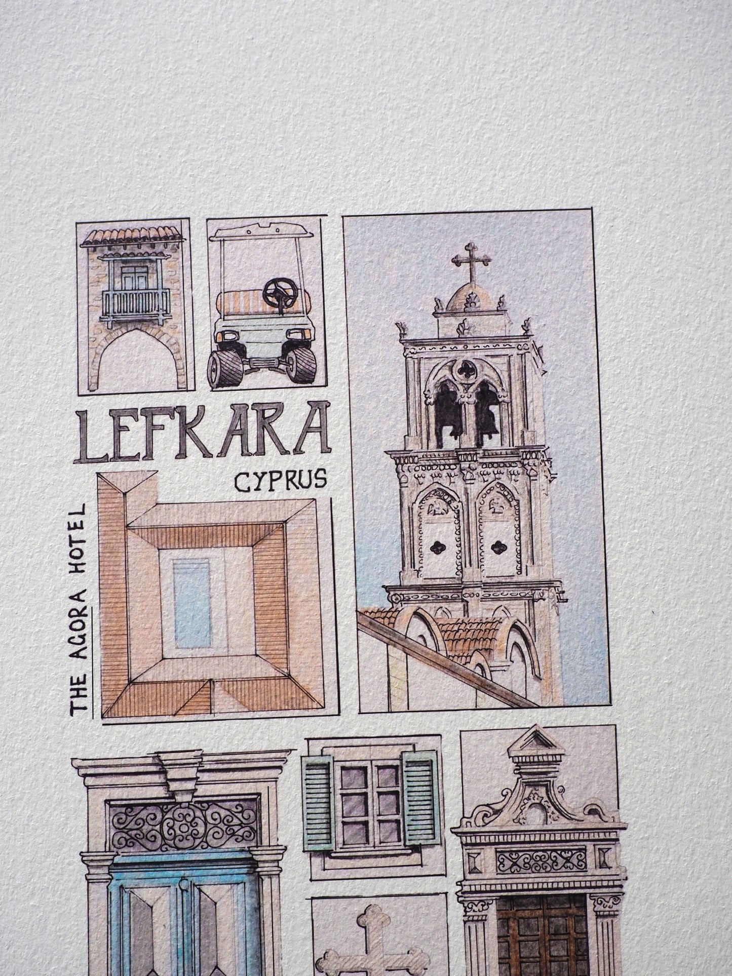 Lefkara Print